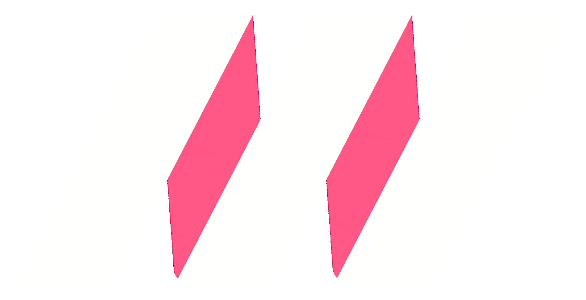 Triple Web Logo Pink Round